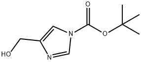TERT-BUTYL 4-(HYDROXYMETHYL)-1H-IMIDAZOLE-1-CARBOXYLATE, 120277-50-1, 结构式