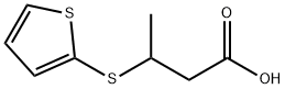 3-(2-噻吩基烯基硫基)丁酸, 120279-20-1, 结构式