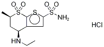 dorzolamide hydrochloride Struktur