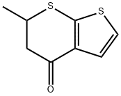 5,6-二氢-6-甲基-4H-噻吩并[2,3-B]噻喃-4-酮, 120279-85-8, 结构式