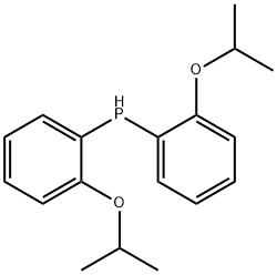 ビス(2-イソプロポキシフェニル)ホスフィン 化学構造式