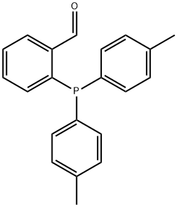 2-(ジ-P-トリルホスフィノ)ベンズアルデヒド 化学構造式