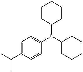 Dicyclohexyl(4-isopropylphenyl)phosphine Structure