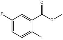 2-碘-5-氟苯甲酸甲酯, 1202897-48-0, 结构式