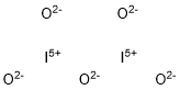 Iodine pentoxide Structure