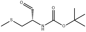 Carbamic acid, [(1S)-1-formyl-2-(methylthio)ethyl]-, 1,1-dimethylethyl ester Struktur