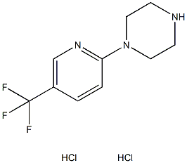 1-(5-TRIFLUOROMETHYL-PYRIDIN-2-YL)-PIPERAZINE DIHYDROCHLORIDE Struktur