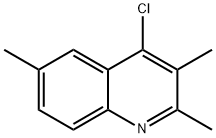 4-CHLORO-2,3,6-TRIMETHYLQUINOLINE Struktur