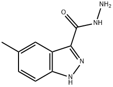 5-METHYL-1H-INDAZOLE-3-CARBOXYLIC ACID HYDRAZIDE Structure