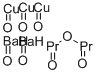 プラセオジムバリウム銅オキシド(1-2-3) 化学構造式
