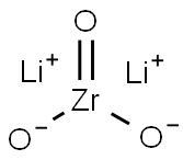 LITHIUM ZIRCONATE Struktur