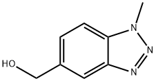 1-Methyl-1H-benzotriazole-5-methanol Structure