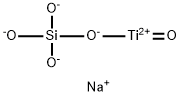 SODIUM TITANIUM SILICATE  化学構造式