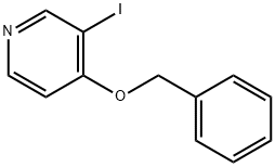 4-(ベンジルオキシ)-3-ヨードピリジン 化学構造式