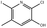 2-Chloro-6-iodo-5-methylpyridin-3-ol Structure
