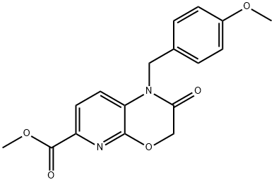 Methyl 1-(4-methoxybenzyl)-2-oxo-2,3-dihydro-1H-pyrido[2,3-b][1,4]oxazine-6-carboxylate Structure