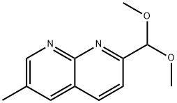 2-(Dimethoxymethyl)-6-methyl-1,8-naphthyridine Struktur