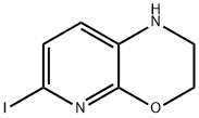 6-Iodo-2,3-dihydro-1H-pyrido[2,3-b][1,4]oxazine 结构式