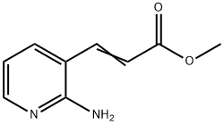 (E)-Methyl 3-(2-aminopyridin-3-yl)acrylate, 1203500-12-2, 结构式