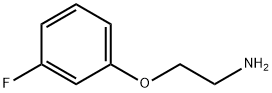 2-(3-フルオロフェノキシ)エチルアミン 化学構造式