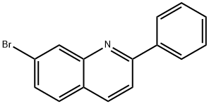 7-ブロモ-2-フェニルキノリン 化学構造式