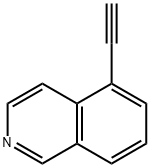 5-エチニルイソキノリン 化学構造式