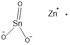 锡酸锌,12036-37-2,结构式