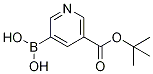 5-(tert-Butoxycarbonyl)pyridine-3-boronic acid Struktur