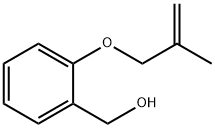 (2-((2-甲基烯丙基)氧基)苯基)甲醇 结构式