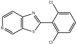 2-(2,6-Dichlorophenyl)thiazolo[5,4-c]pyridine Structure