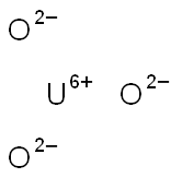 Uranium oxide. Structure