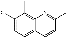 7-CHLORO-2,8-DIMETHYLQUINOLINE Structure