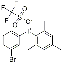 (3-BROMOPHENYL)(2,4,6-TRIMETHYLPHENYL)IODONIUM TRIFLATE, 1203709-76-5, 结构式