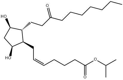 Isopropyl unoprostone Struktur