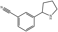 3-(2-Pyrrolidinyl)benzonitrile Structure