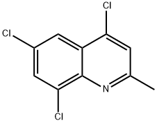 2-氯-4,6,8-三氯甲基喹啉 结构式