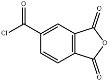 4-Chloroformylphthalic anhydride Struktur