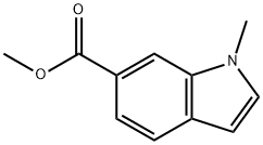 1-甲基-6-吲哚甲酸甲酯,1204-32-6,结构式