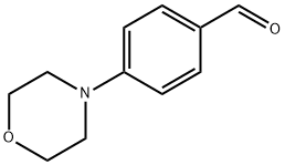 4-(4-ホルミルフェニル)モルホリン 化学構造式