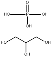 1,2,3-Propanetriol, phosphate Structure