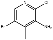 5-broMo-2-chloro-4-Methylpyridin-3-aMine Structure