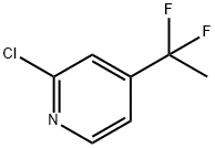 2-Chloro-4-(1,1-difluoroethyl)pyridine, 1204295-63-5, 结构式