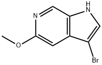 3-Bromo-5-methoxy-6-azaindole Structure