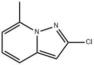 2-Chloro-7-methylpyrazolo[1,5-a]pyridine 化学構造式