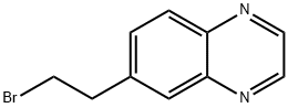 6-(2-Bromoethyl)quinoxaline Structure