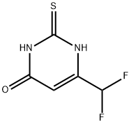 6-(difluoromethyl)-2-mercaptopyrimidin-4-ol Structure
