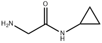 2-氨基-N-环丙基-乙酰胺, 120436-02-4, 结构式