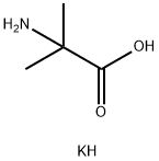 potassium 2-amino-2-methylpropionate octahydrate Struktur