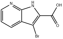 1204475-66-0 1H-Pyrrolo[2,3-b]pyridine-2-carboxylic acid, 3-broMo-