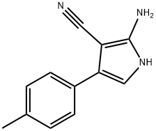 2-AMino-4-(p-tolyl)-1H-pyrrole-3-carbonitrile Structure